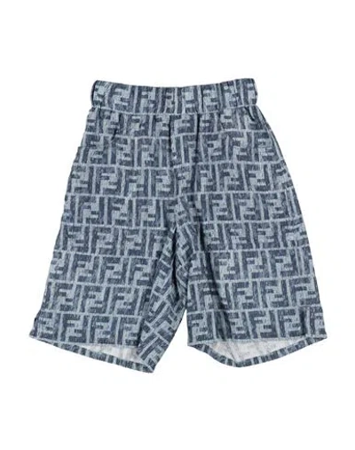 Fendi Babies'  Toddler Boy Pants Blue Size 4 Linen