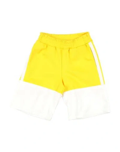 Fendi Babies'  Toddler Boy Shorts & Bermuda Shorts Ocher Size 4 Polyester, Cotton In Yellow