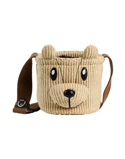 Fendi Babies'  Toddler Girl Cross-body Bag Beige Size - Textile Fibers In Neutral