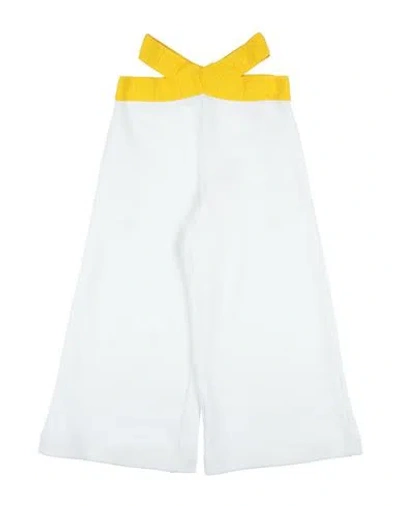 Fendi Babies'  Toddler Girl Pants White Size 5 Cotton