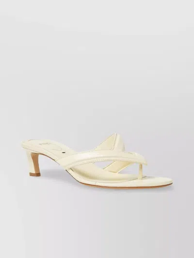 Fendi Toe Mid Heel Sandals