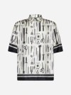 Fendi Multicolor Tools Print Shirt In Multicolour