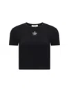 Fendi Black Cotton Top In Black