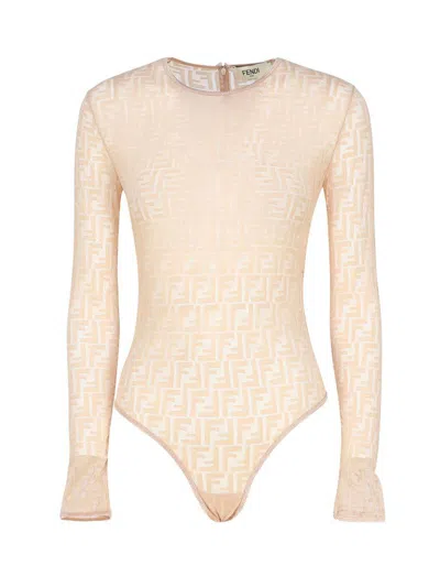 Fendi Top In Neutral
