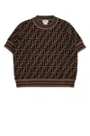 Fendi Top Ff Knit In F15b6