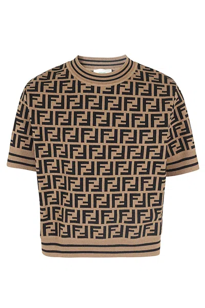 Fendi Kids' Top Ff In Zucca