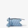 Fendi Soft Medium Shoulder Bag With Metal Studs