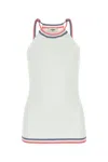 Fendi Ivory Viscose Blend Top In White
