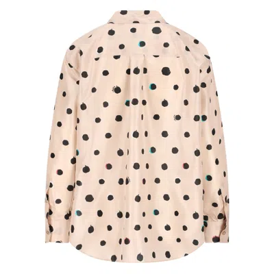 Fendi Silk Shirt In Neutral