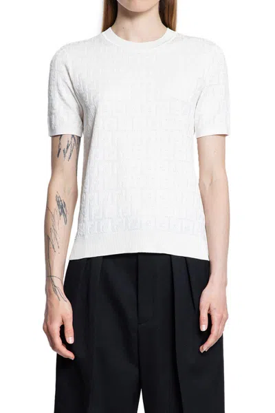 Fendi Tops In White