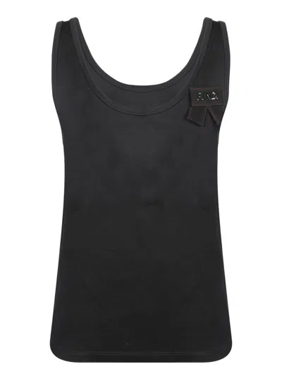 Fendi Tops In Black