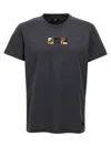 Fendi Triple Ff T-shirt In Asphalt