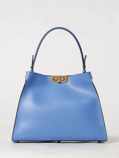 Fendi Tote Bag Woman In Blue