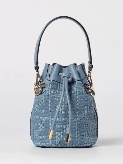 Fendi Tote Bag Woman In Blue