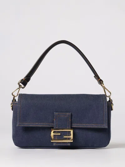 Fendi Tote Bag Woman  In Blue