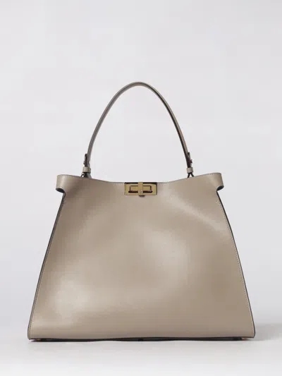 Fendi Large  Way Tote Bag In Brown