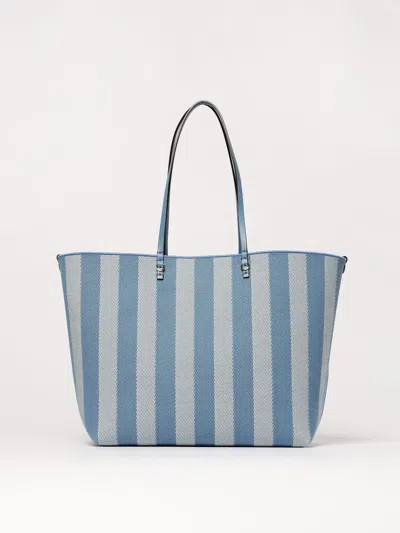 Fendi Tote Bags  Woman Color Gnawed Blue