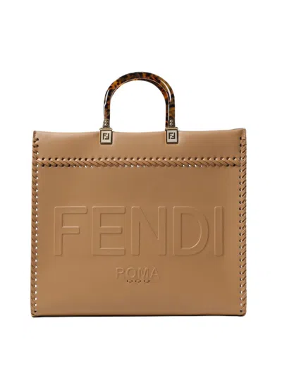 Fendi Totes In Brown