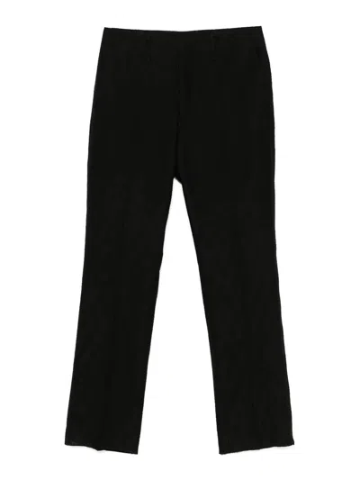 Fendi Tr Linen Ff Jacquard In Black