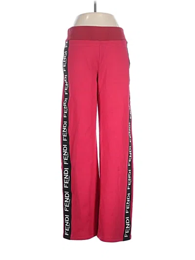 Pre-owned Fendi Track Pants In Pink