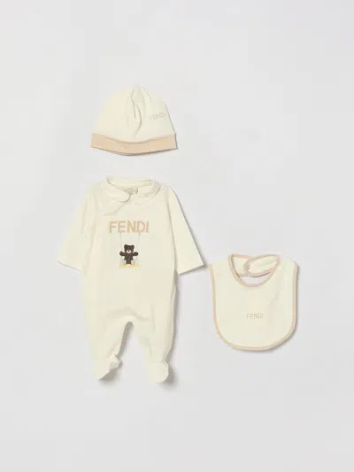 Fendi Babies'  Tracksuit Kids In Brown