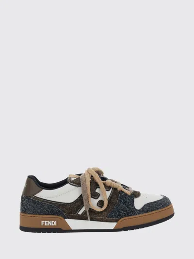 Fendi Trainers Woman In Brown