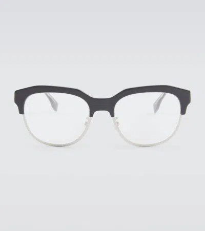 Fendi Travel Aviator Glasses In Grey