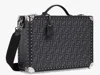 Fendi Ff Motif Medium Travel Suitcase In Black