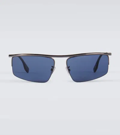 Fendi Travel Sunglasses In Shiny Dark Ruthenium