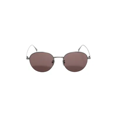 Pre-owned Fendi Travel Sunglasses 'shiny Light Ruthenium/bordeaux' | Multi-color | Men's Size Onesize
