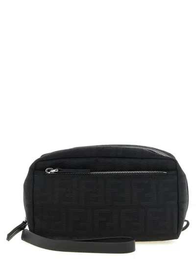 Fendi Travel Wallet In Black