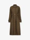 Fendi Trench In Brown