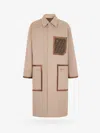 Fendi Logo Monogram Reversible Trench Coat