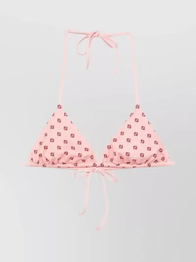 Fendi Triangle Top Swimsuit Adjustable Straps