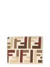 Fendi Trifold Mini Wallet With Tri-fold Design In Multi