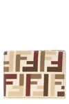 Fendi Trifold Mini Wallet With Tri-fold Design In Multi
