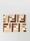 Fendi Trifold Mini Wallet With Tri-fold Design In Multi