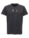 Fendi Triple Ff T-shirt In Gray