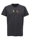 Fendi Triple Ff T-shirt In Grey