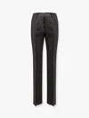 Fendi Ff Jacquard Straight-leg Pants In Black