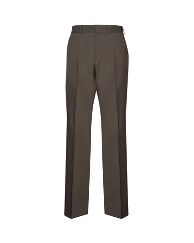 Fendi Trouser In Green