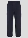 Fendi Monogram Trackpants In Blue