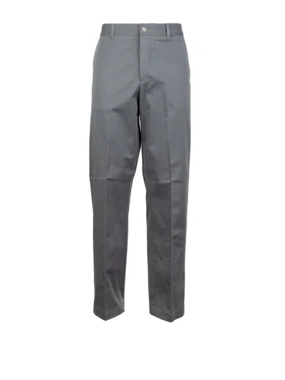 Fendi Trousers In Gray