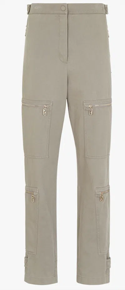 Fendi Trousers Beige