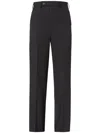 Fendi Cigarette Pants With Side Pockets In Black