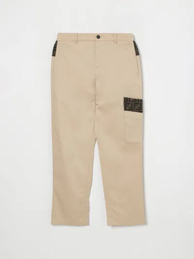 Fendi Trousers  Kids In Beige