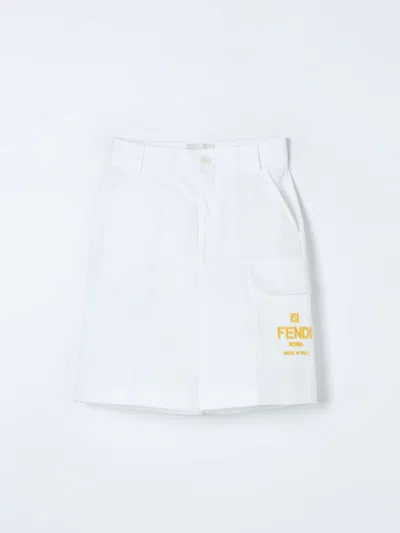 Fendi Trousers  Kids Kids In White