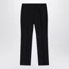 Fendi Trousers In Black Ff Jacquard Linen Blend Men In Black