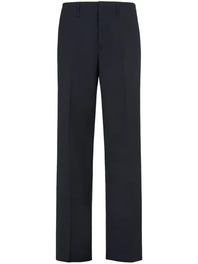 Fendi Trousers Light Wool In Black