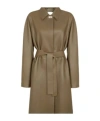 Fendi Leather Jacket In Brown